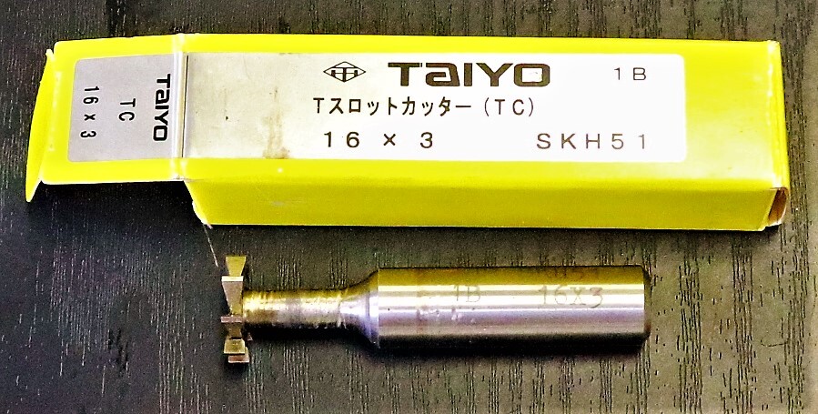 大洋ツール Tスロットカッター TC SKH51 16×3　