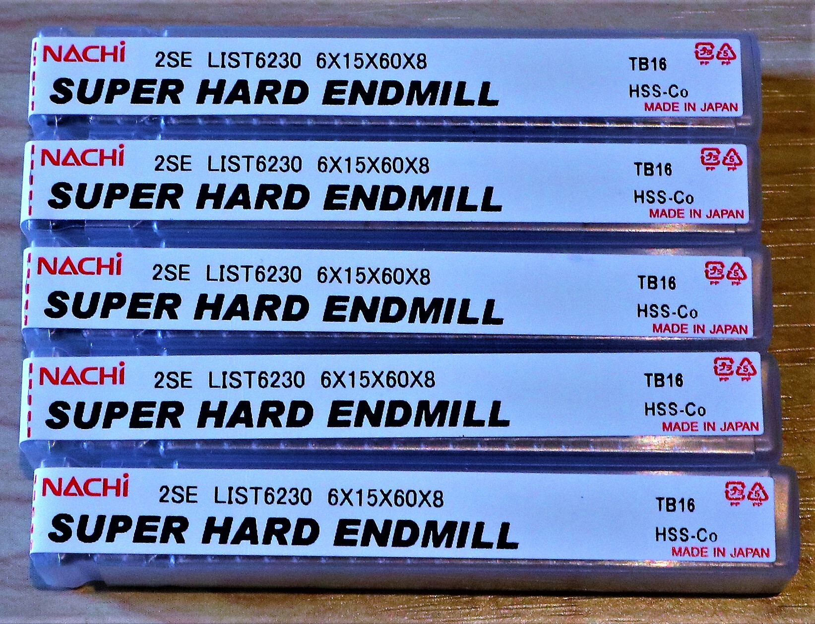 NACHI  エンドミル 2SE　6S2　L6230　5個　未使用