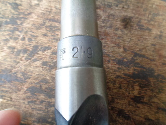 テーパードリル 21.9mm