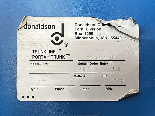Donaldson 集塵機