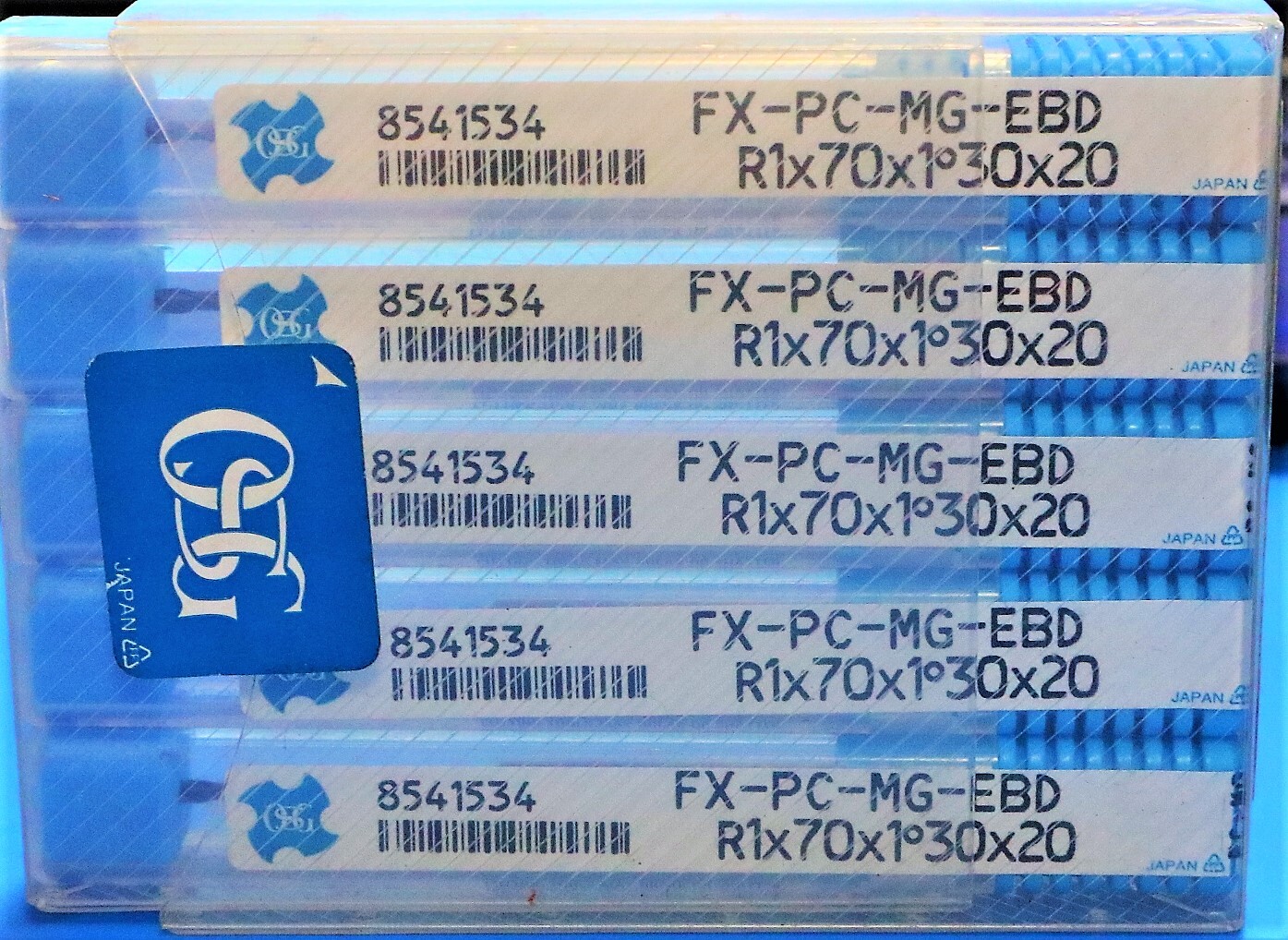 OSG エンドミル R1×70×1°30×20　5個　未使用