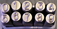 STEMPA 刻印セット 0-9　 6mm