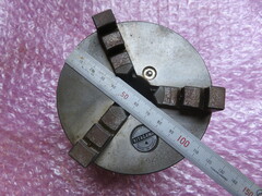 北川/KITAGAWA 3爪スクロールチャック SC-4 【外径：110】*ハンドルあり*