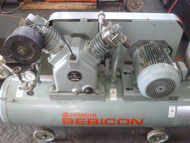 日立 3.7kwコンプレッサー 3.7P-9.5VA5
