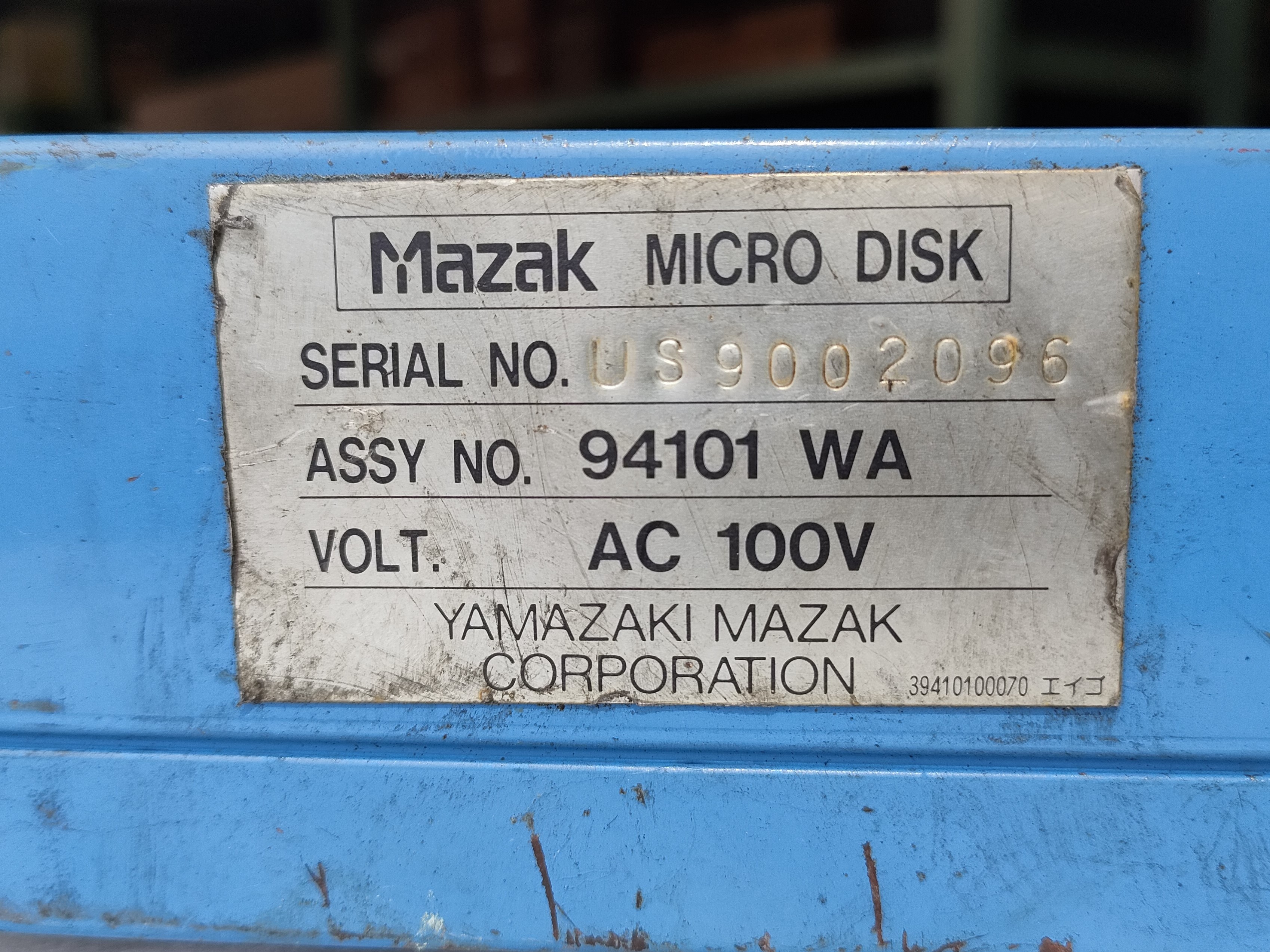 ヤマザキマザック データ入出力装置 94101WA | マシンライフ