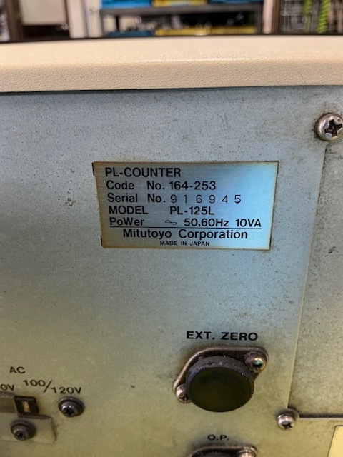 ミツトヨ デジタル表示器 PL-125L