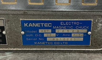 カネテック マグネットチャック KET2050B