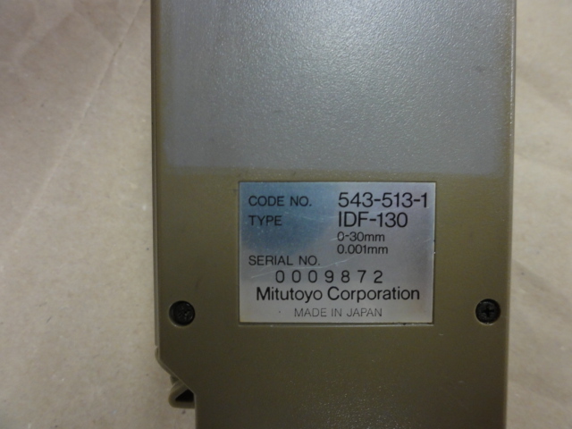 MITUTOYO｜ミツトヨ	 デジタルインジケーター IDF-130