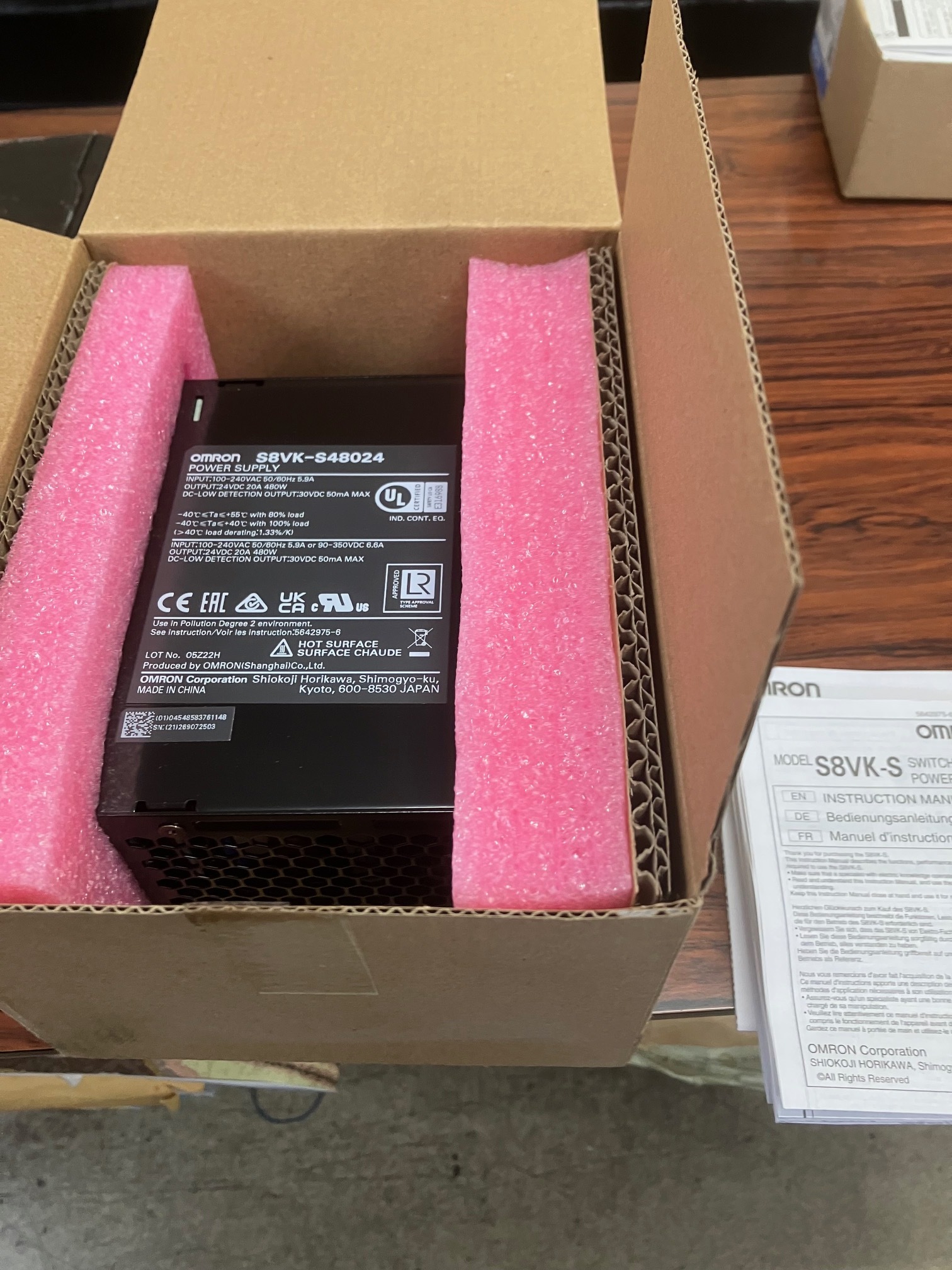オムロン パワーサプライ S8VK-S48024
