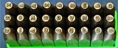 STEMPA  刻印セット A-Z.&　1.5㎜　