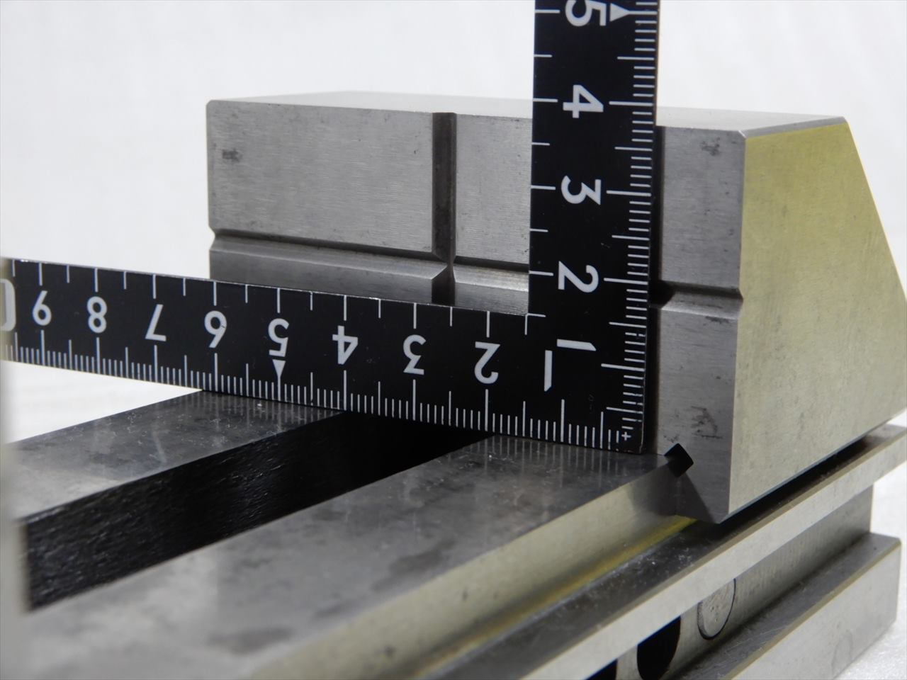不明 精密バイス 口金巾80mm　口金高38mm　口開100mm