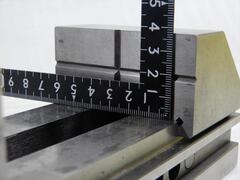 不明 精密バイス 口金巾80mm　口金高38mm　口開100mm