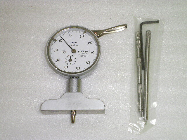 ミツトヨ ダイヤルデプスゲージ 0～200㎜ 良品 DDG 60-200