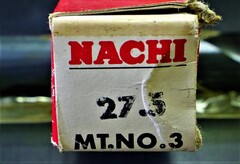 NACHI ツイストドリル Φ27.5 MT3 未使用