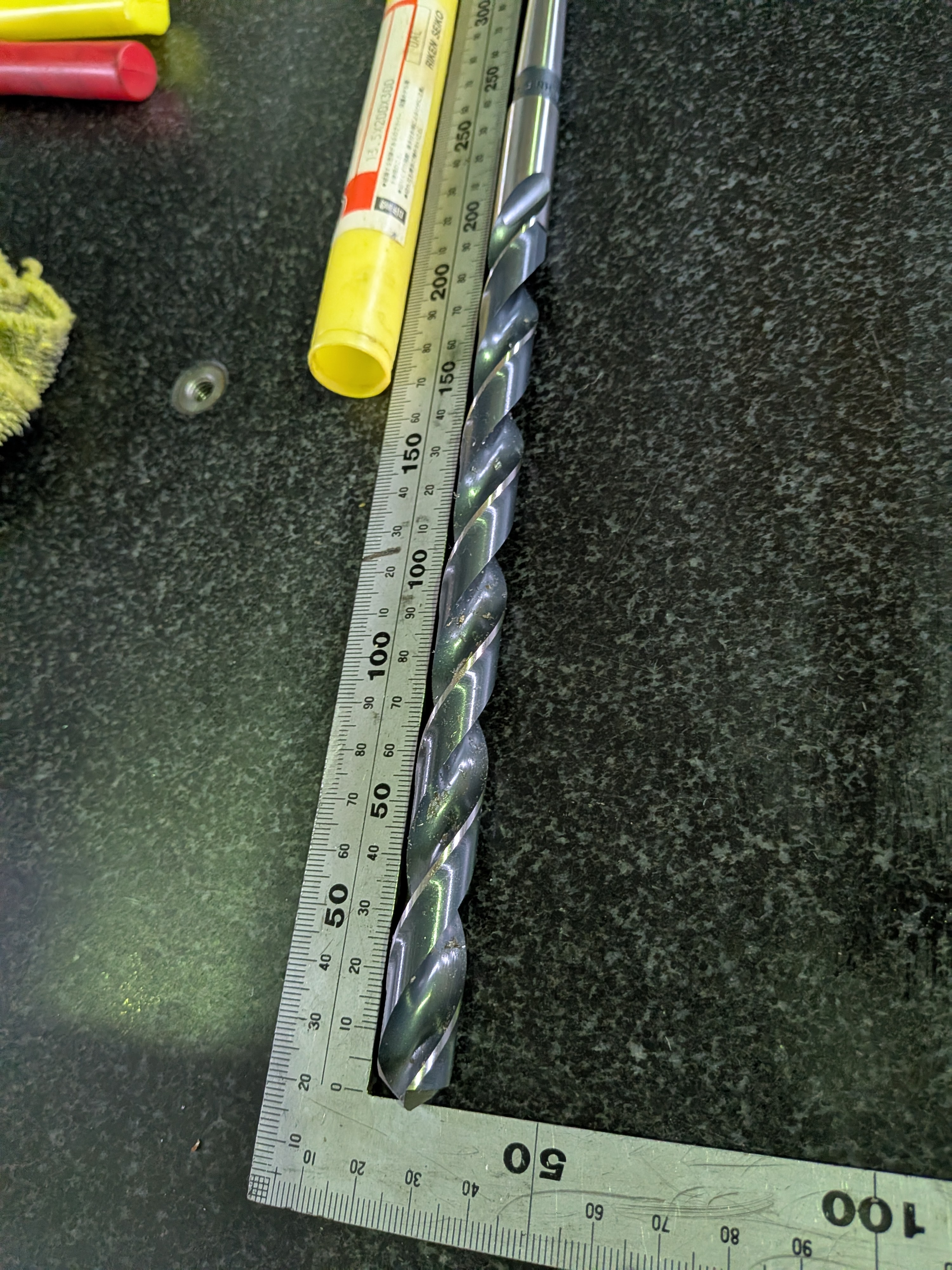 理研製鋼 テーパーシャンクロングドリル 13.5φ