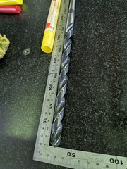 理研製鋼 テーパーシャンクロングドリル 13.5φ