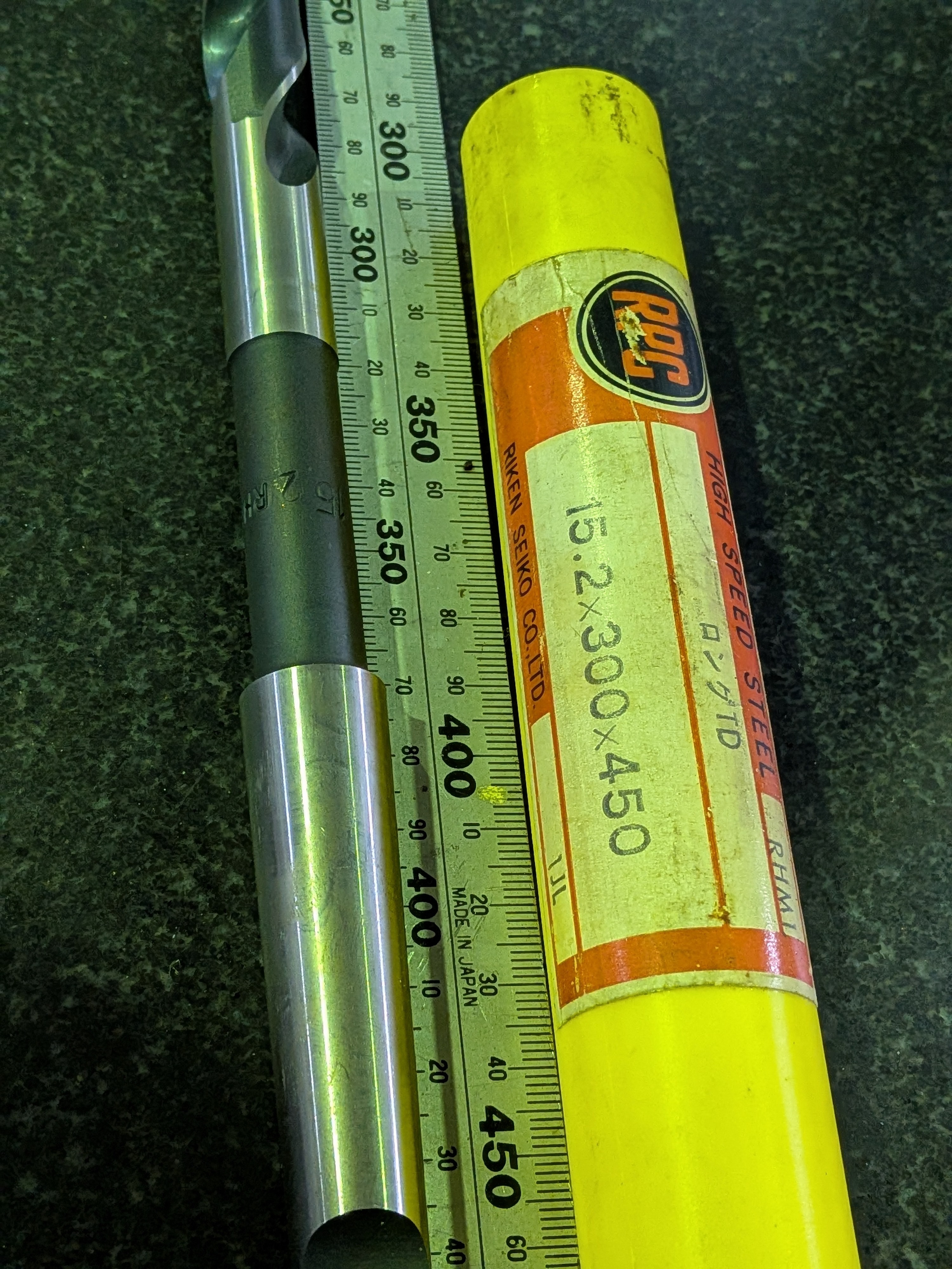 理研製鋼 テーパーシャンクロングドリル 15.2φ