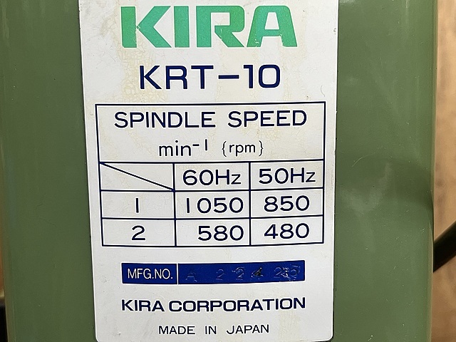 KIRA タッピング盤 KRT-10