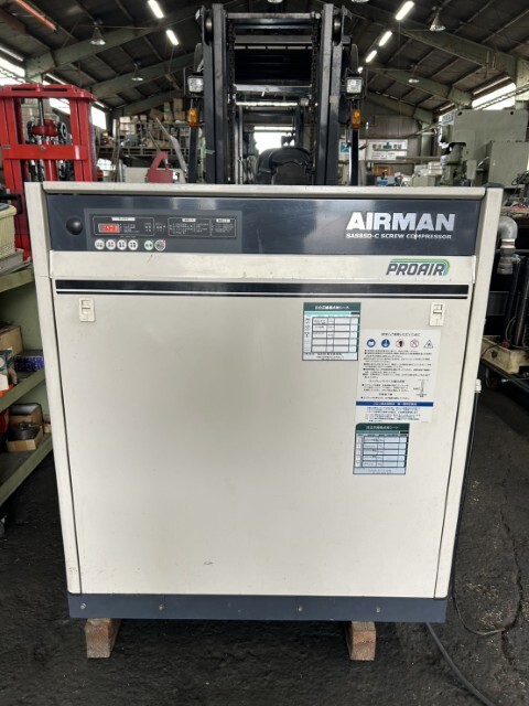北越工業 7.5kwスクリューコンプレッサー SAS8SD-5C