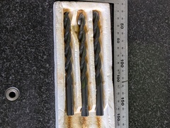 理研製鋼 ストレートドリルセット 9.0,9.5,10.0mm