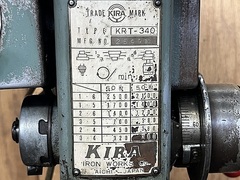 KIRA タッピングボール盤 KRT-340