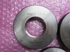 OSG/オーエスジー リングゲージ M45 P1.5 GR2個　M45 P1.5 WR1個