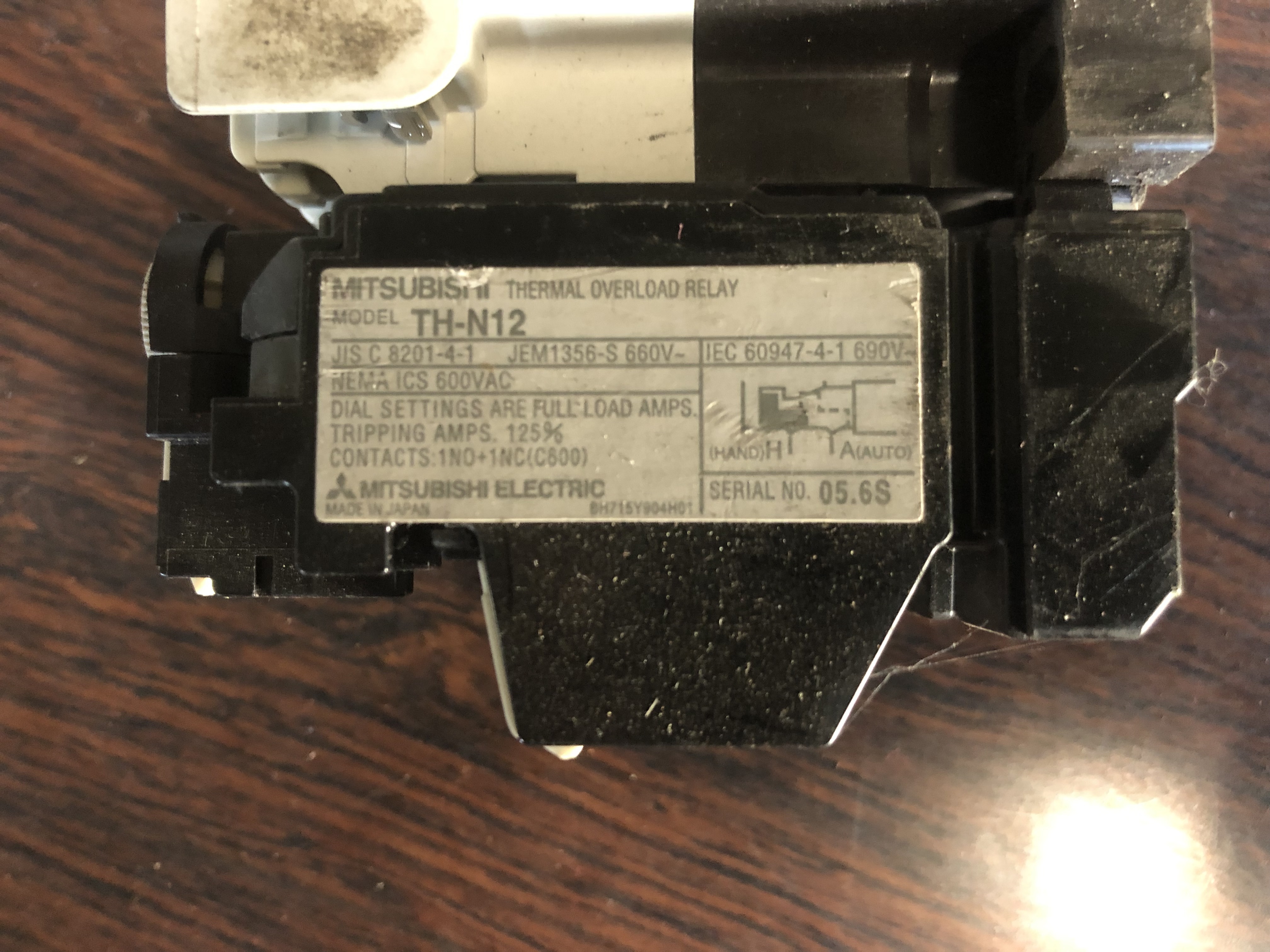 三菱/MITSUBISHI 開放形電磁開閉器 S-N10(TH-N12)