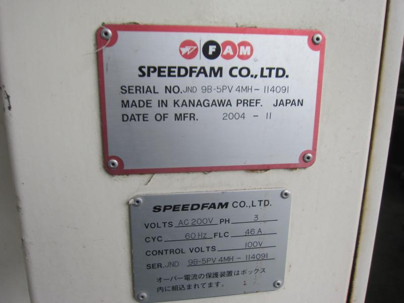 スピードファム(Speedfam) 両面ラップ盤 JND9B-5PV4MH
