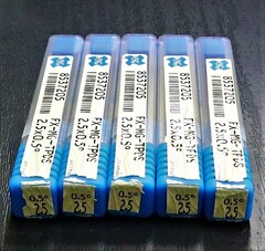 OSG エンドミル 2.5×0.5　5個　未使用