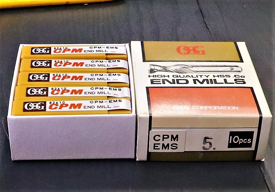 OSG エンドミル CPM EMS 5 10個　未使用