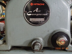 日立 ３HPコンプレッサー 2.2P-9.5V 6