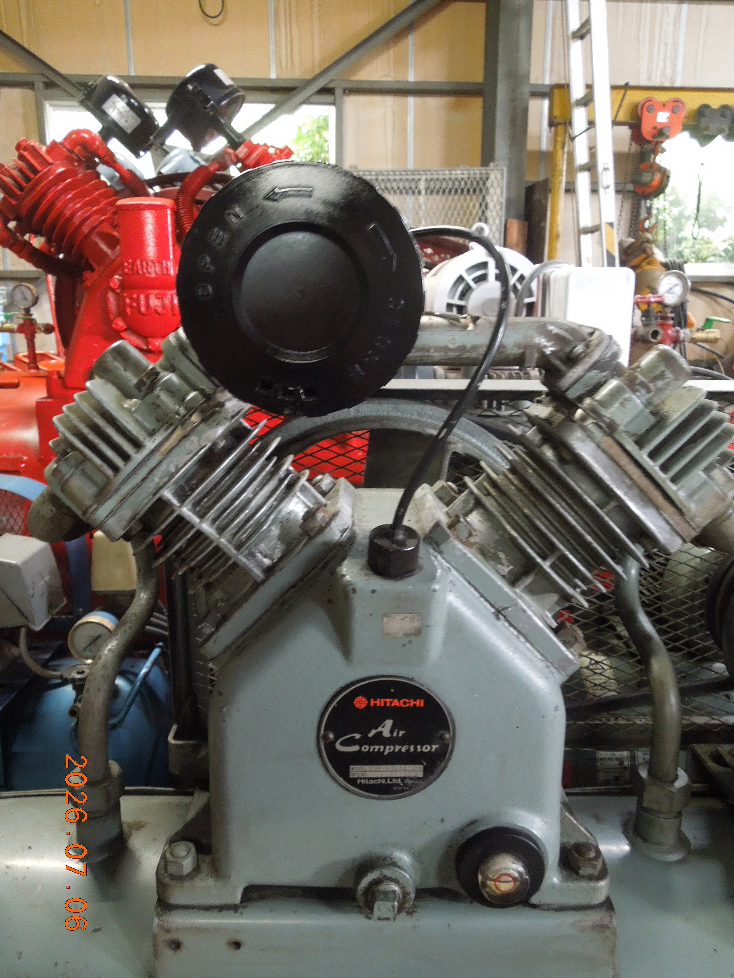 日立 ３HPコンプレッサー 2.2P-9.5V 6
