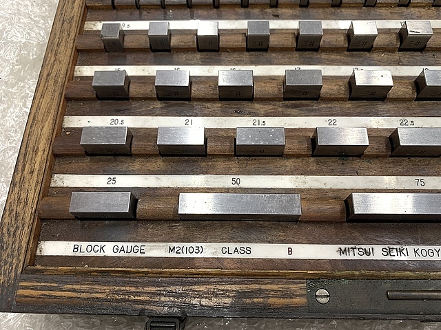 三井精機 ブロックゲージ