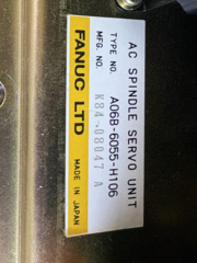 FANUC AC スピンドルサーボユニット A06B-6055-H106