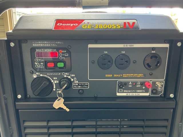 デンヨー 防音型インバータ発電機 GE-3800SS-Ⅳ 3.8kVA | マシンライフ