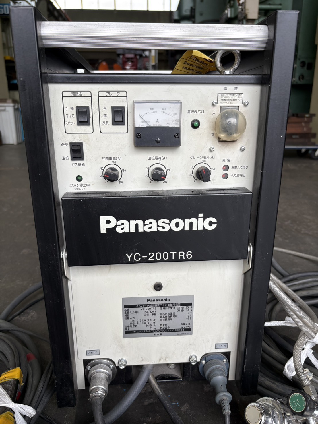 パナソニック インバーター制御直流TIG溶接機 YC-200TR6