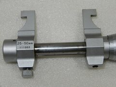 ミツトヨ キャリパー形 内側マイクロメーター 25～50㎜ 145-186