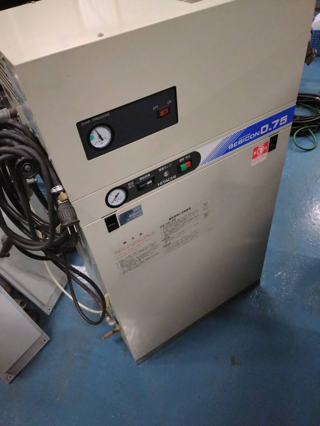 日立産機システム 0.75ｋｗコンプレッサー ＰＢＤ-0.75ＰＳＪ6