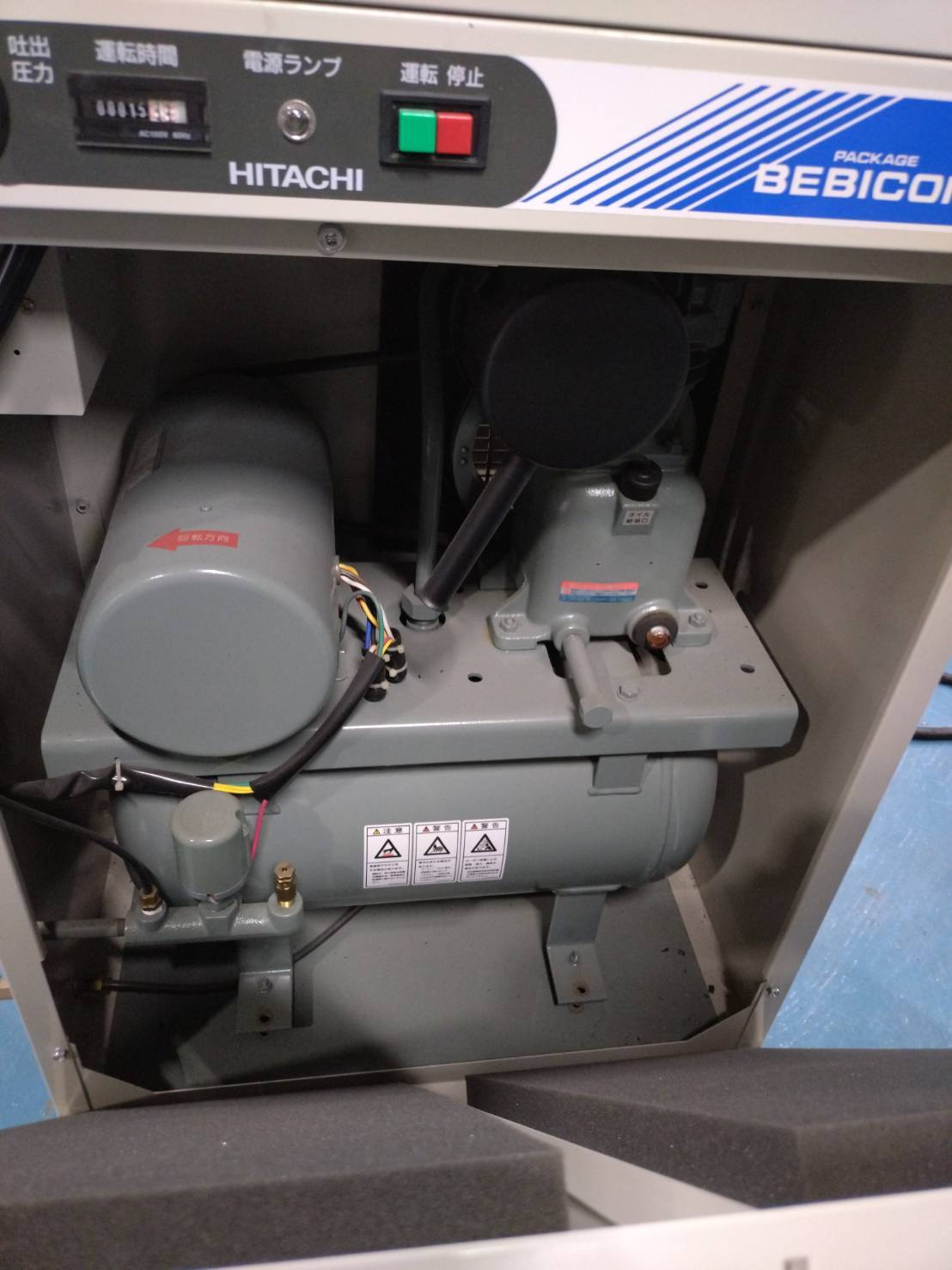 日立産機システム 0.75ｋｗコンプレッサー ＰＢＤ-0.75ＰＳＪ6