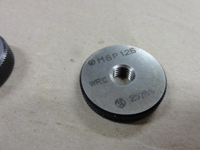第一測範 ねじリングゲージ M8 P1.25
