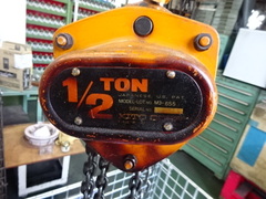 キトー 0.5手動チェーンブロック 1/2TON