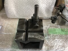 V溝付桝型ブロック W125xD125xH125mm