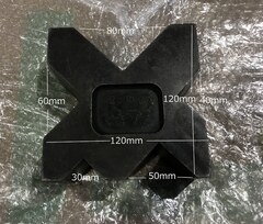 X形Vブロック W120xD120xH55mm