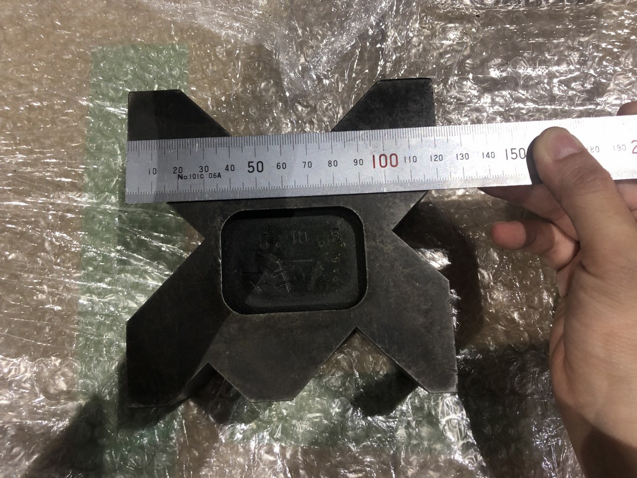 X形Vブロック W120xD120xH55mm