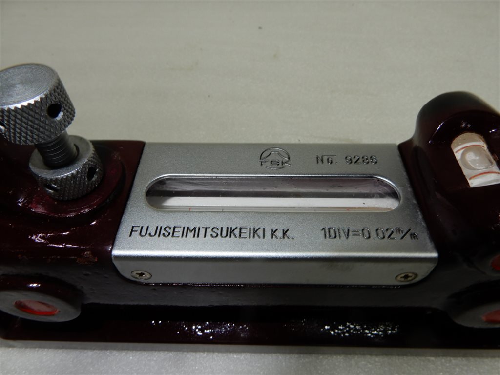 F.S.K 精密角型水準器 150㎜ 9286