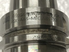 BIG 二面拘束HSKシャンクメガニューベビーチャックAタイプ HSK-A63-MEGA8N-90