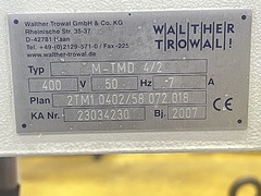 WALTHER TROWAL ドラッグ型バレル研磨機 M-TMD4/2