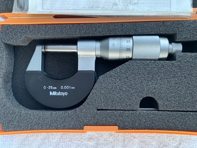 ミツトヨ 直進式ミクロンマイクロメーター OMV-25