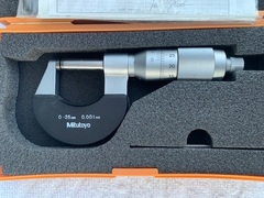ミツトヨ 直進式ミクロンマイクロメーター OMV-25