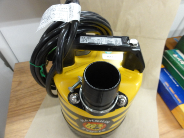 ツルミ 工事排水用水中ハイスピンポンプ LB480